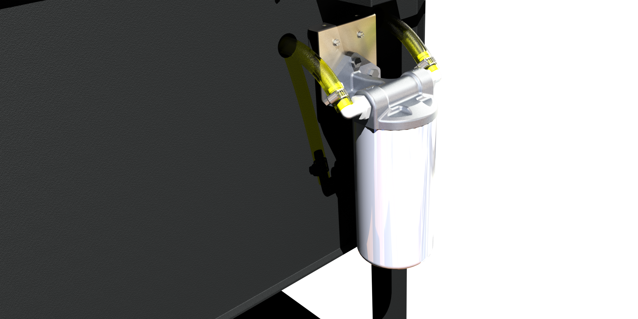 Cabinet parts washer for automotive shops